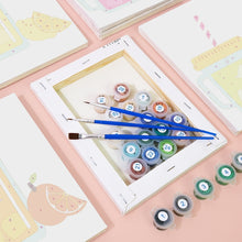 Charger l&#39;image dans la galerie, Peinture par numéros – Coffret de 6 toiles | Jus de Fruits en Bocal