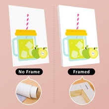Charger l&#39;image dans la galerie, Peinture par numéros – Coffret de 6 toiles | Jus de Fruits en Bocal