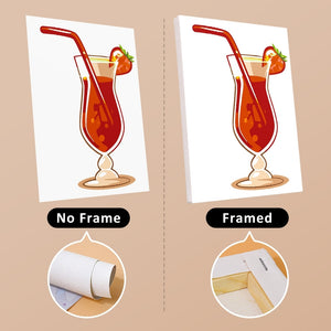 Peinture par numéros – Coffret de 6 toiles | Cocktails Fruités