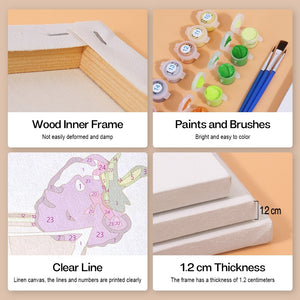 Peinture par numéros – Coffret de 6 toiles | Cocktails Fruités
