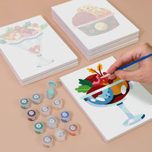 Charger l&#39;image dans la galerie, Peinture par numéros – Coffret de 6 toiles | Coupes Glacées