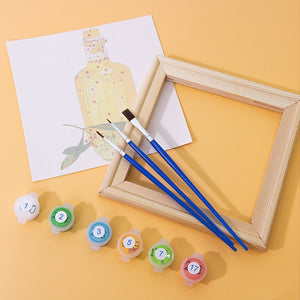Peinture par numéros – Coffret de 6 toiles | Huiles Naturelles