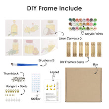 Charger l&#39;image dans la galerie, Peinture par numéros – Coffret de 6 toiles | Huiles Naturelles