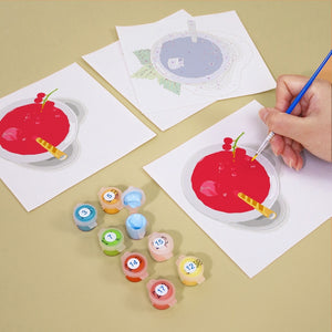 Peinture par numéros – Coffret de 6 toiles | Boissons Fraîches Colorées