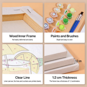 Peinture par numéros – Coffret de 6 toiles | Cocktails Classiques