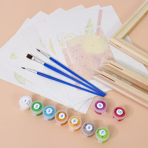Peinture par numéros – Coffret de 6 toiles | Cocktails Tropicaux