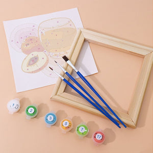 Peinture par numéros – Coffret de 6 toiles | Jus Santé