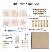 Charger l&#39;image dans la galerie, Peinture par numéros – Coffret de 6 toiles | Jus Santé