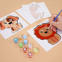 Charger l&#39;image dans la galerie, Peinture par numéros – Coffret de 6 toiles | Animaux Mignons