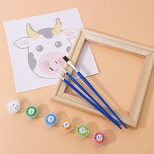 Charger l&#39;image dans la galerie, Peinture par numéros – Coffret de 6 toiles | Visages d’Animaux Mignons