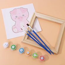 Charger l&#39;image dans la galerie, Peinture par numéros – Coffret de 6 toiles | Personnages d’Animaux Mignons