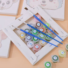 Charger l&#39;image dans la galerie, Peinture par numéros – Coffret de 6 toiles | Visages d’Animaux Mignons 2
