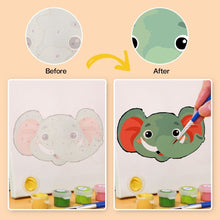 Charger l&#39;image dans la galerie, Peinture par numéros – Coffret de 6 toiles | Visages d’Animaux Mignons 2