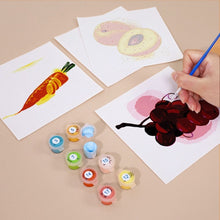 Charger l&#39;image dans la galerie, Peinture par numéros – Coffret de 6 toiles | Fruits et Légumes