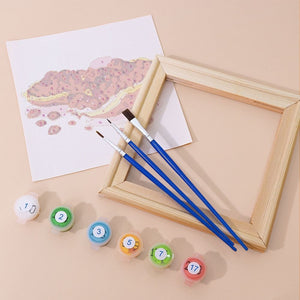 Peinture par numéros – Coffret de 6 toiles | Fruits et Légumes