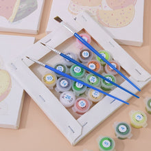 Charger l&#39;image dans la galerie, Peinture par numéros – Coffret de 6 toiles | Fruits et Légumes