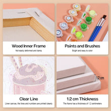 Charger l&#39;image dans la galerie, Peinture par numéros – Coffret de 6 toiles | Milkshakes