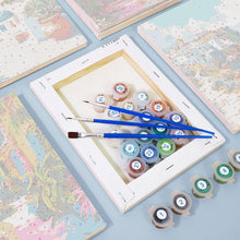 Charger l&#39;image dans la galerie, Peinture par numéros – Coffret de 6 toiles | Scènes Méditerranéennes