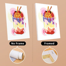 Charger l&#39;image dans la galerie, Peinture par numéros – Coffret de 6 toiles | Milkshakes Colorés