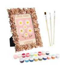 Charger l'image dans la galerie, Mini Peinture par numéros avec cadre - Marché aux fleurs - Londres Figured'Art