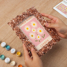 Charger l'image dans la galerie, Mini Peinture par numéros avec cadre - Marché aux fleurs - Londres