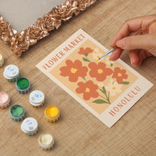 Charger l'image dans la galerie, Mini Peinture par numéros avec cadre - Marché aux fleurs - Honolulu