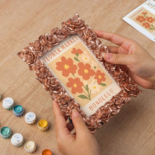 Charger l'image dans la galerie, Mini Peinture par numéros avec cadre - Marché aux fleurs - Honolulu