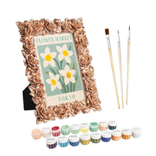 Charger l'image dans la galerie, Mini Peinture par numéros avec cadre - Marché aux fleurs - Tokyo Figured'Art