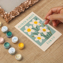 Charger l'image dans la galerie, Mini Peinture par numéros avec cadre - Marché aux fleurs - Tokyo