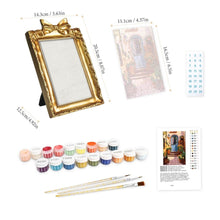 Charger l'image dans la galerie, Mini Peinture par numéros avec cadre - Cour méditerranéenne