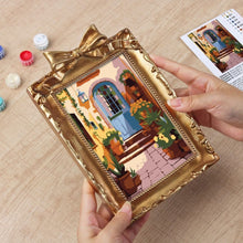 Charger l'image dans la galerie, Mini Peinture par numéros avec cadre - Cour méditerranéenne