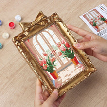 Charger l'image dans la galerie, Mini Peinture par numéros avec cadre - Fenêtre fleurie