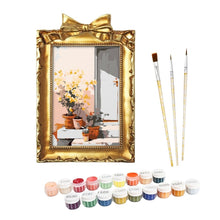 Charger l'image dans la galerie, Mini Peinture par numéros avec cadre - Cour en fleurs Figured'Art