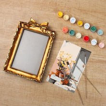 Charger l'image dans la galerie, Mini Peinture par numéros avec cadre - Cour en fleurs