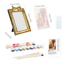 Charger l'image dans la galerie, Mini Peinture par numéros avec cadre - Cour en terre cuite