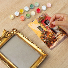 Charger l'image dans la galerie, Mini Peinture par numéros avec cadre - Cour en terre cuite