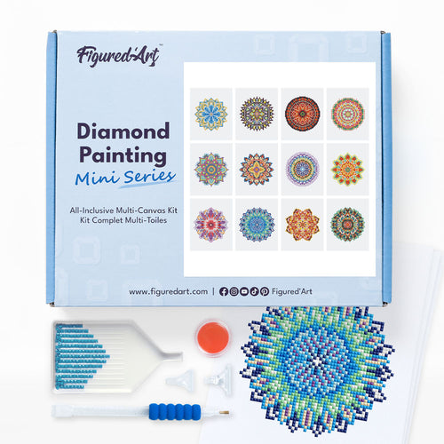 Mini Série Diamond Painting - Rosaces