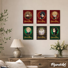 Charger l'image dans la galerie, Mini Peinture par numéros 15x20cm (6 pièces) - Portraits de Harry Potter