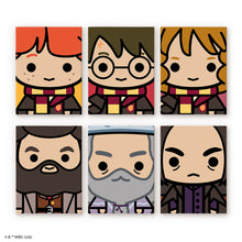 Charger l'image dans la galerie, Mini Peinture par numéros 15x20cm (6 pièces) - Visages Chibi de Harry Potter Figured'Art