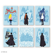 Charger l'image dans la galerie, Mini Peinture par numéros 15x20cm (6 pièces) - Harry Potter - Regard vers l’Avenir Figured'Art