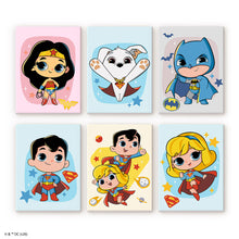 Charger l'image dans la galerie, Mini Série Peinture par Numéros 15x20cm (6 pièces) - Petits Super-Héros DC Figured'Art