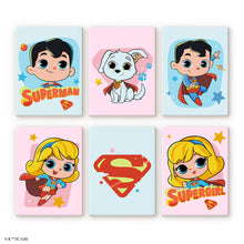 Charger l'image dans la galerie, Mini Série Peinture par Numéros 15x20cm (6 pièces) - Superman et Supergirl Figured'Art