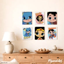 Charger l'image dans la galerie, Mini Série Peinture par Numéros 15x20cm (6 pièces) - Justice League - Plus tendre que jamais