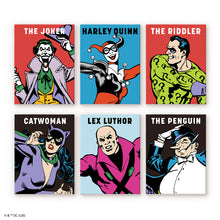 Charger l'image dans la galerie, Mini Série Peinture par Numéros 15x20cm (6 pièces) - Les Vilains de l’Univers DC Figured'Art