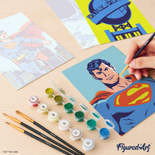 Charger l'image dans la galerie, Mini Série Peinture par Numéros 15x20cm (6 pièces) - Batman et Superman