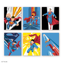 Charger l'image dans la galerie, Mini Série Peinture par Numéros 15x20cm (6 pièces) - Les pouvoirs de Superman Figured'Art