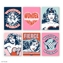Charger l'image dans la galerie, Mini Série Peinture par Numéros 15x20cm (6 pièces) - Wonder Woman intrépide Figured'Art