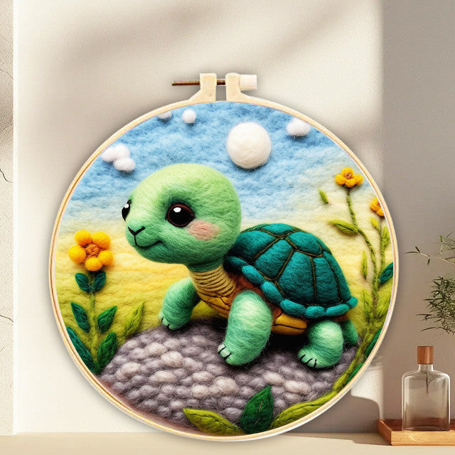 Kit Feutrage à l'aiguille - Bébé Tortue