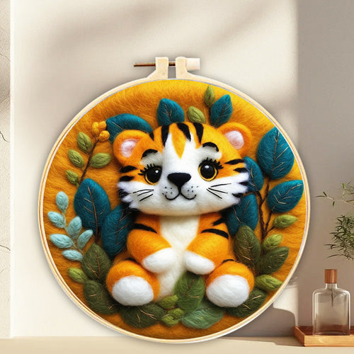 Kit Feutrage à l'aiguille - Petit Tigre Mignon