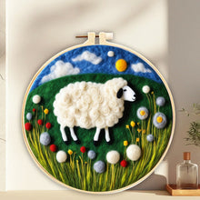 Charger l&#39;image dans la galerie, Kit Feutrage à l&#39;aiguille - Mouton aux Pissenlits